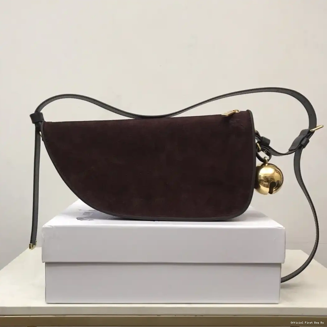 Official FirstBag Ru Mini Shield Sling Bag-26*5.5*13.5cm BURBERRY 0609